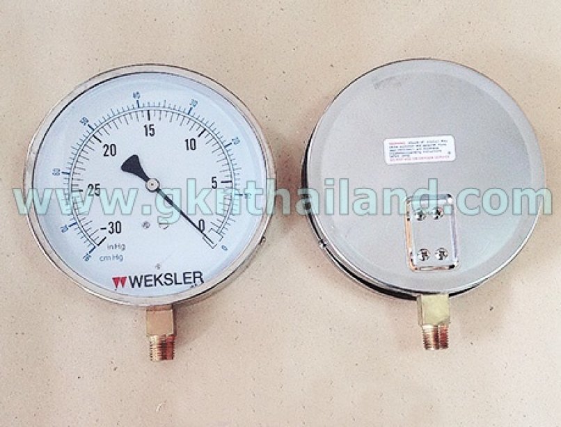 "WEKSLER" Vacuum gauge Model : EA14MH 30-0 inhg&-76-0 cmhg
